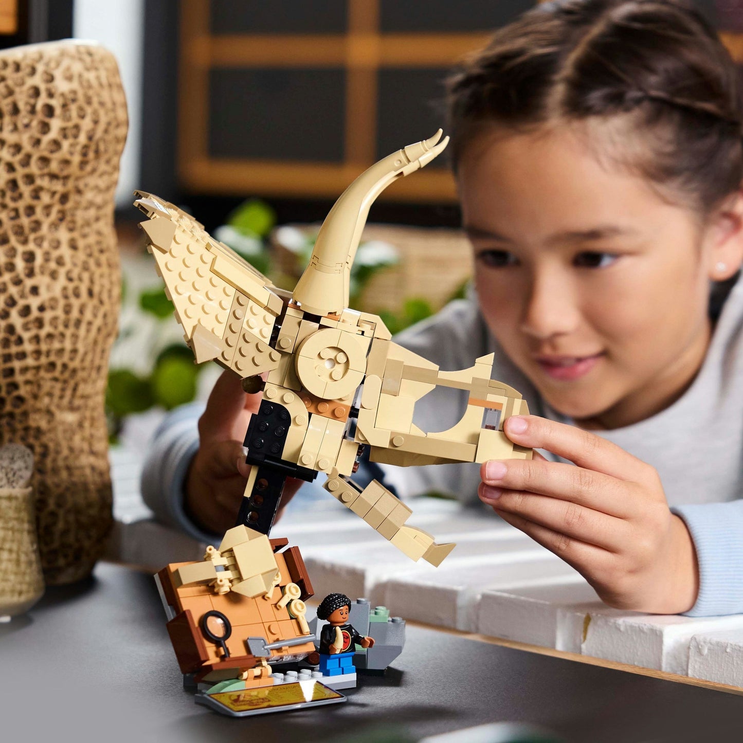 LEGO jurassic world 76969 dinosaurusfossielen: triceratops schedel