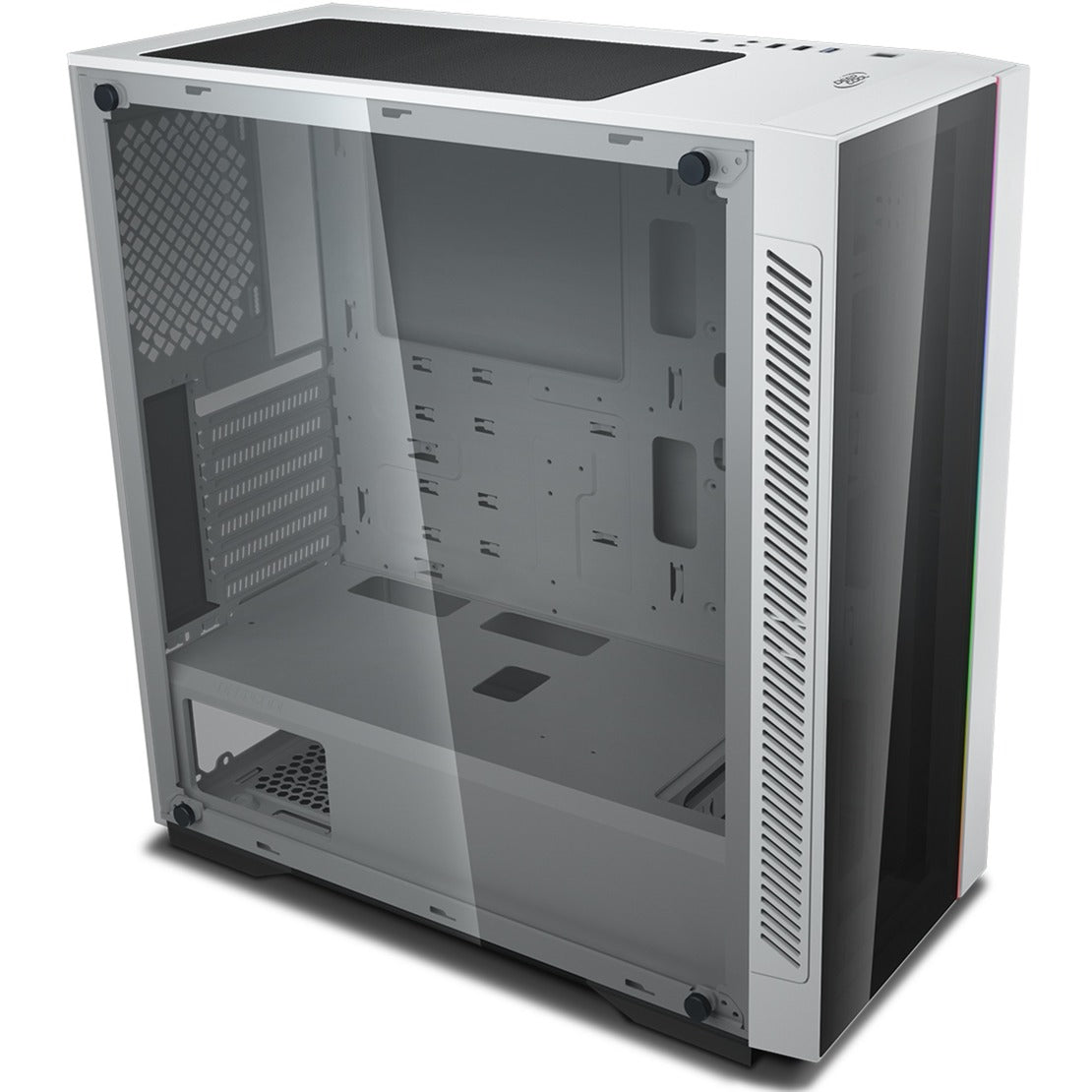 DeepCool matrexx 55 v3 add-rgb 3f midi tower behuizing (wit | 3x usb-a | rgb)