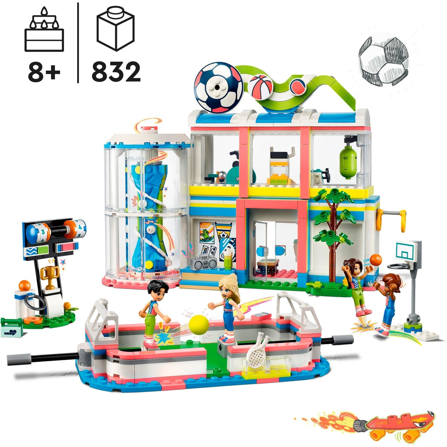 LEGO friends - sportcentrum constructiespeelgoed (41744)