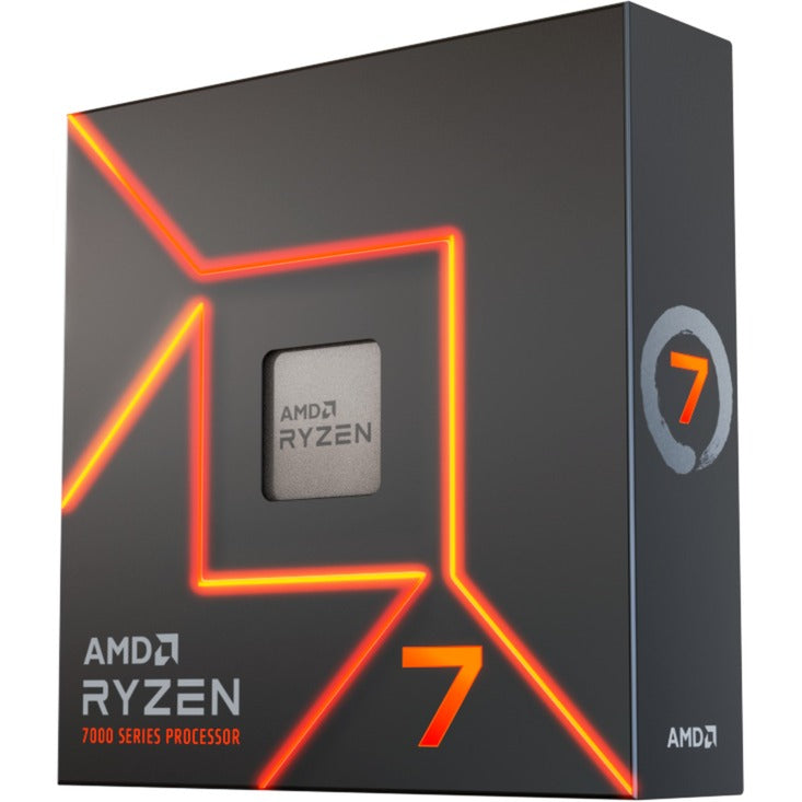 AMD ryzen 7 7700x, 4,5 ghz (5,4 ghz turbo boost) socket am5 processor (unlocked, boxed)