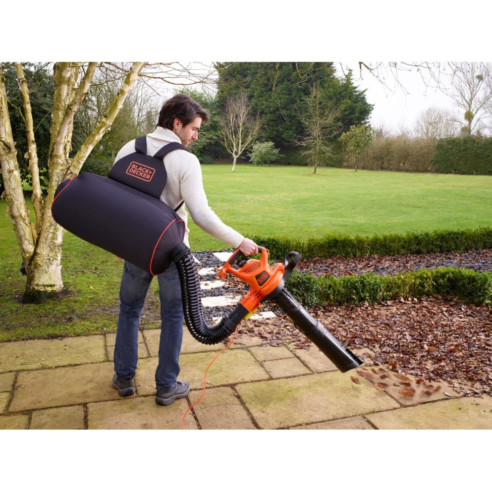 BLACK+DECKER opvangzak voor tuinruimers gwbp1 (zwart oranje)