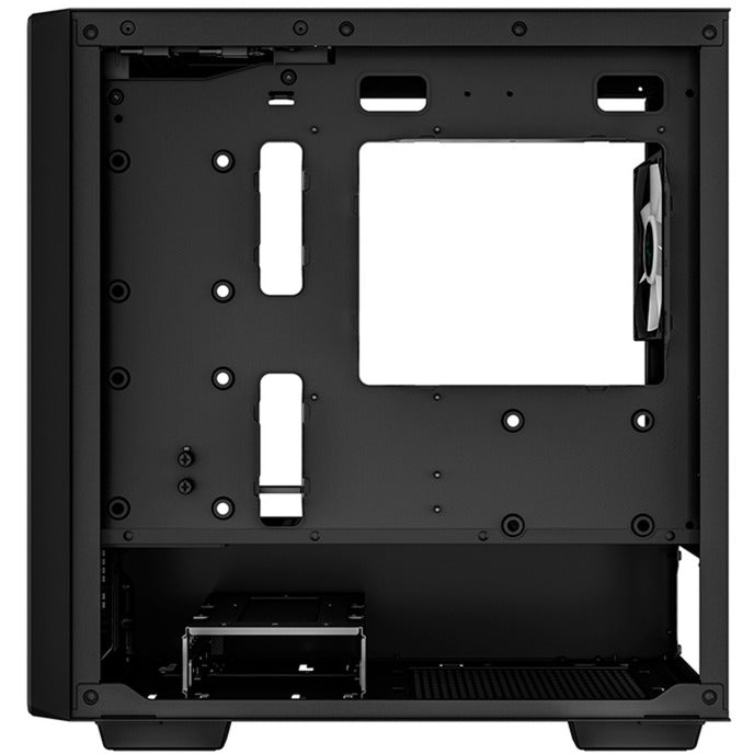 DeepCool cc360 argb mini tower behuizing (zwart | 2x usb-a | rgb | tempered glass)