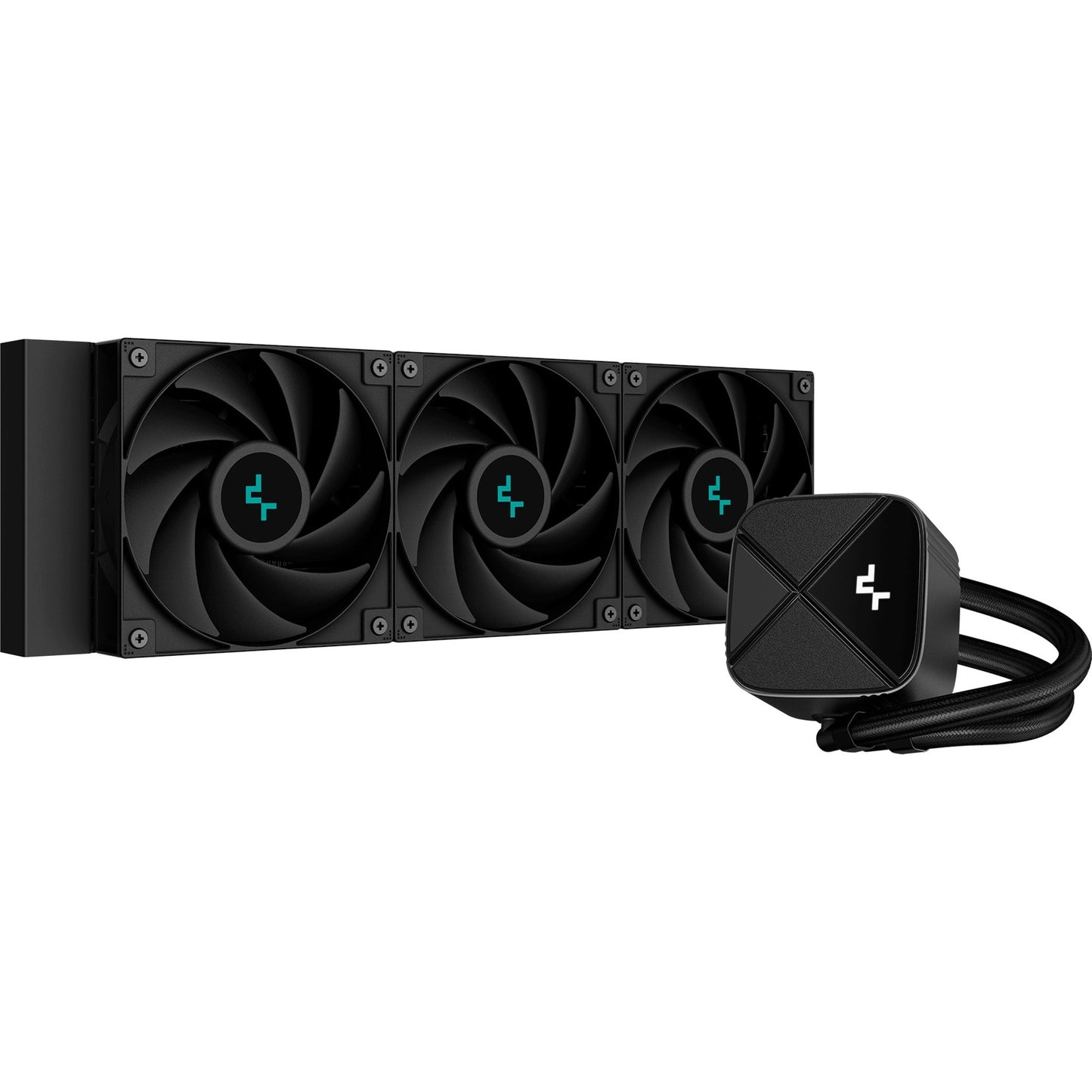 DeepCool ls720s zero dark waterkoeling (zwart, 4-pins pwm fan-connector)