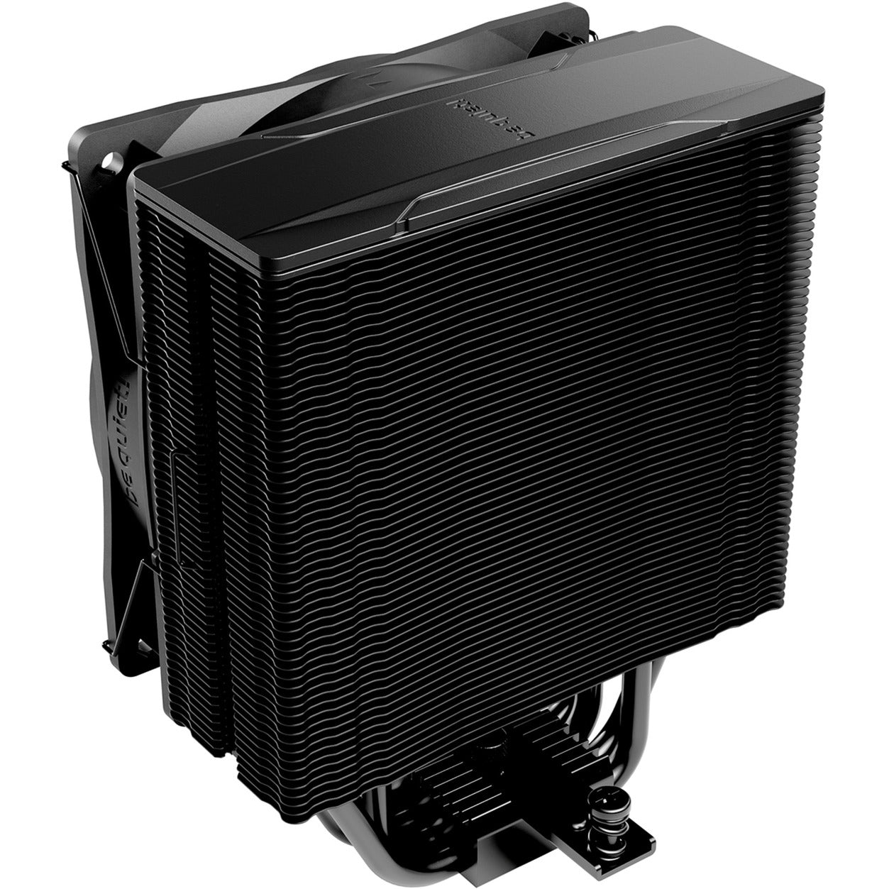 Be Quiet! pure rock 3 black cpu-koeler (zwart, 4-pins pwm fan-connector)