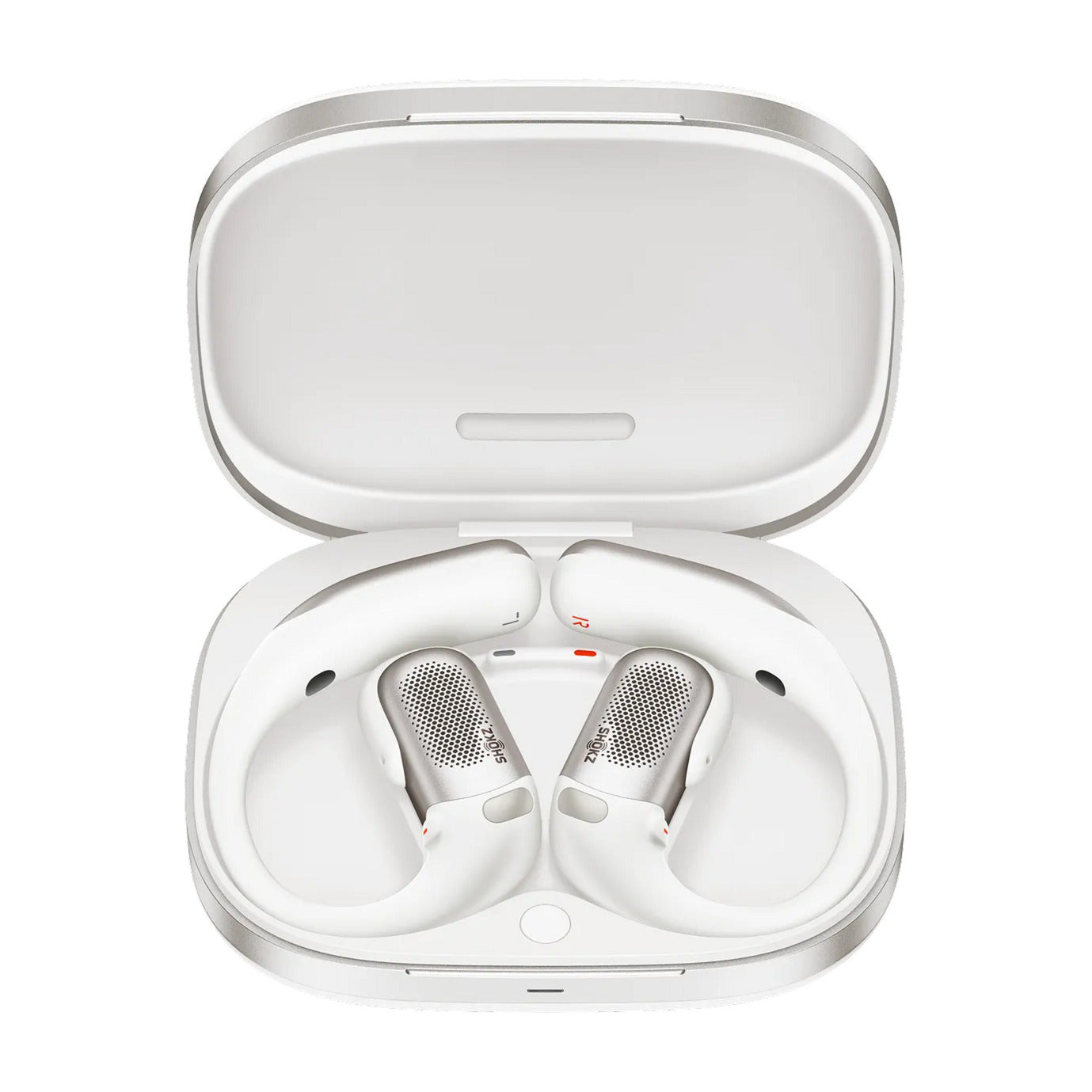 Shokz openfit pro open-ear hoofdtelefoon (wit)