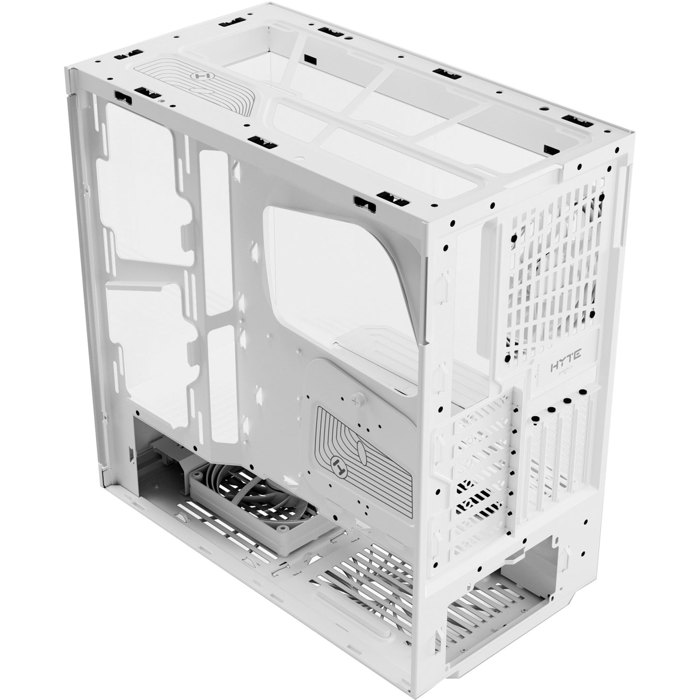 HYTE y40 midi tower behuizing (wit | 2x usb-a | 1x usb-c | tempered glass)