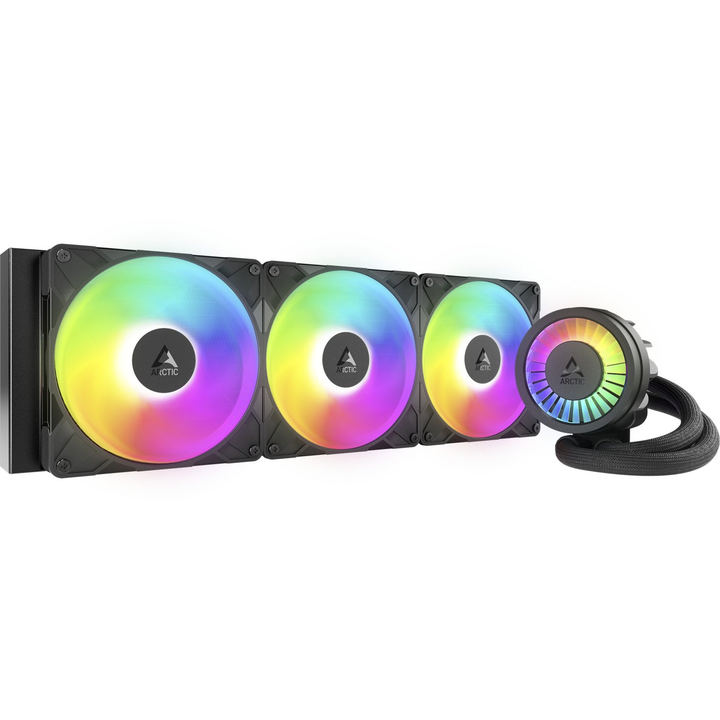 ARCTIC liquid freezer iii pro 420 a-rgb waterkoeling (zwart, 4-pins pwm fan-connector)