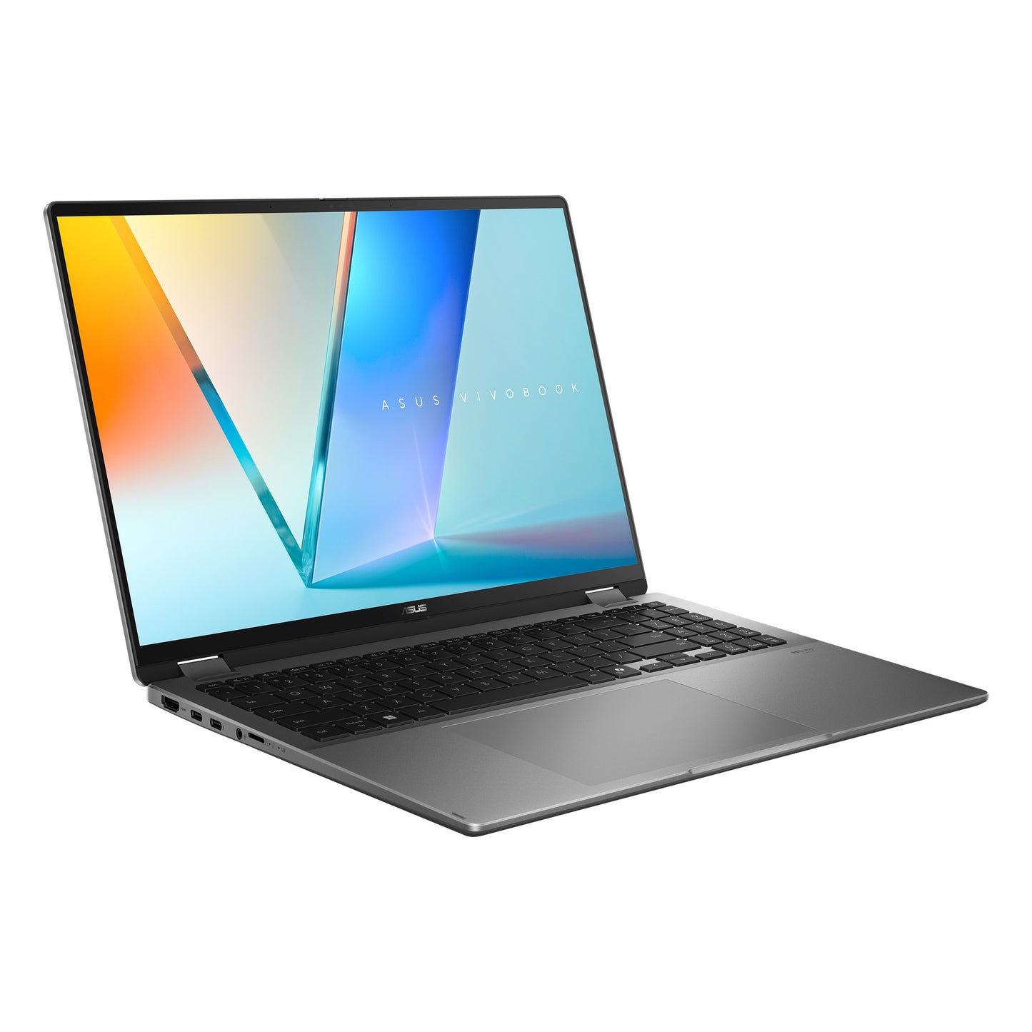 ASUS vivobook 16 flip tp3607sa-si099w 16 copilot+ 2-in-1 laptop (grijs | core ultra 7 258v | arc graphics | 32 gb | 1 tb ssd | touch)