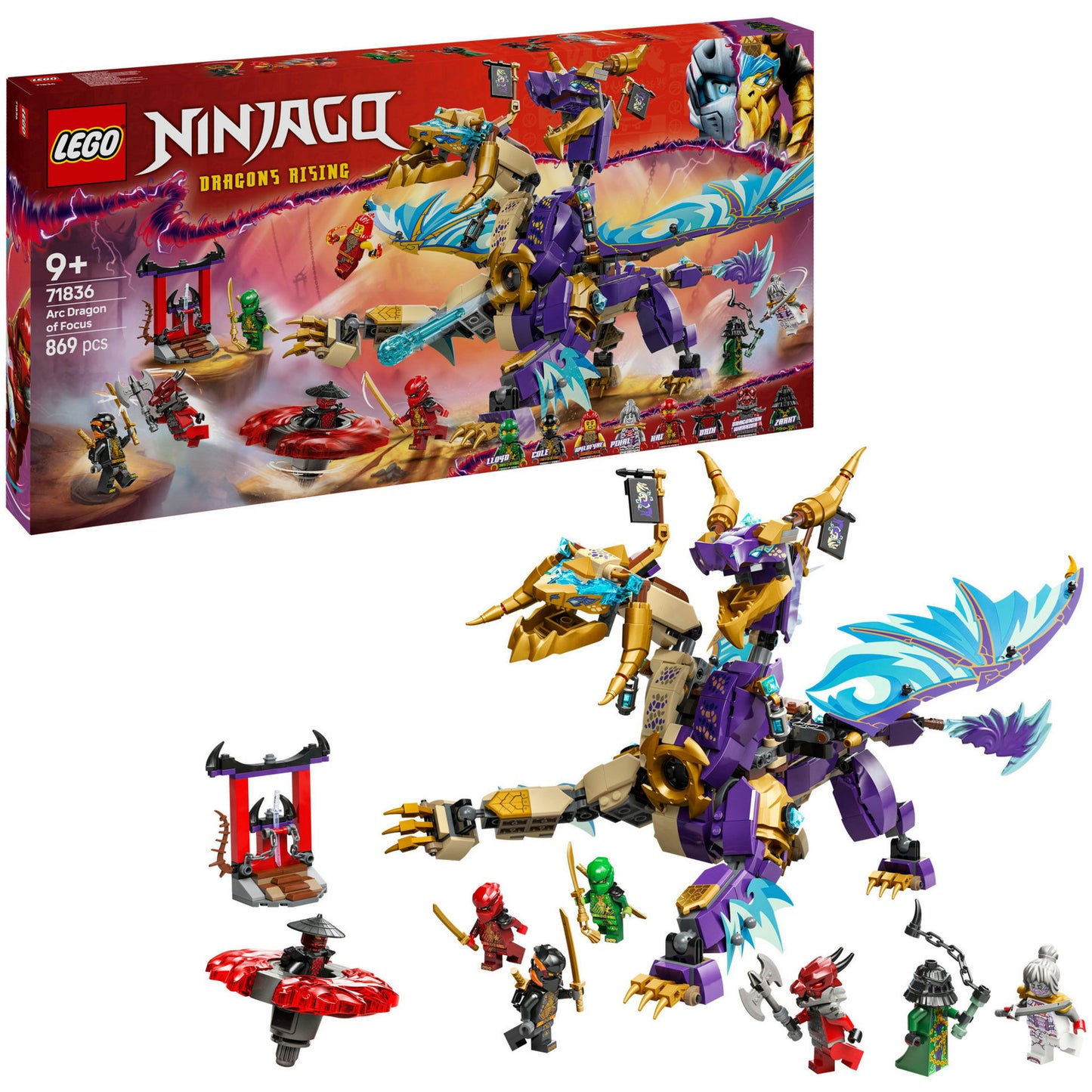 LEGO ® ninjago® - boogdraak van concentratie speelgoedset - 71836