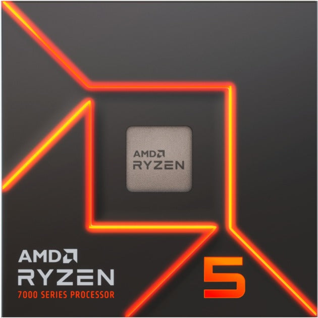 AMD ryzen 5 7600x, 4,7 ghz (5,3 ghz turbo boost) socket am5 processor (unlocked, boxed)