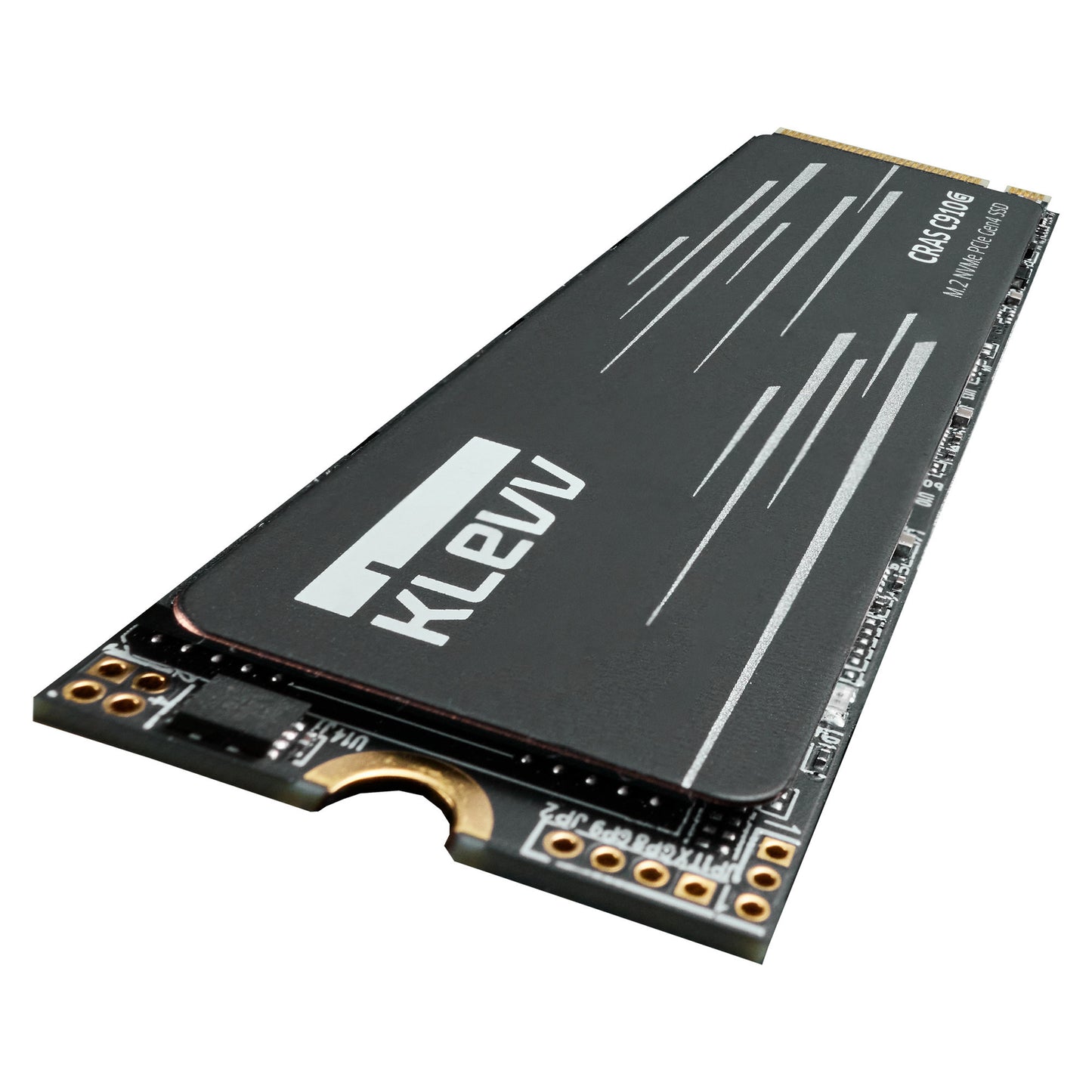 KLEVV cras c910g 4 tb ssd (zwart, k04tbm2sp0-10g, pcie gen 4.0 x4, nvme 2.0)