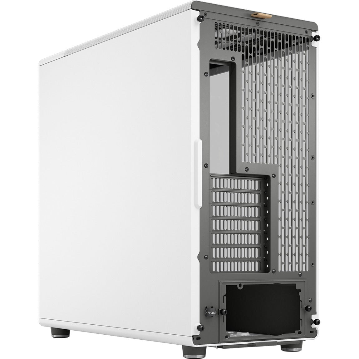 Fractal Design north xl midi tower behuizing (wit houtkleur | 2x usb-a | 1x usb-c | tempered glass)