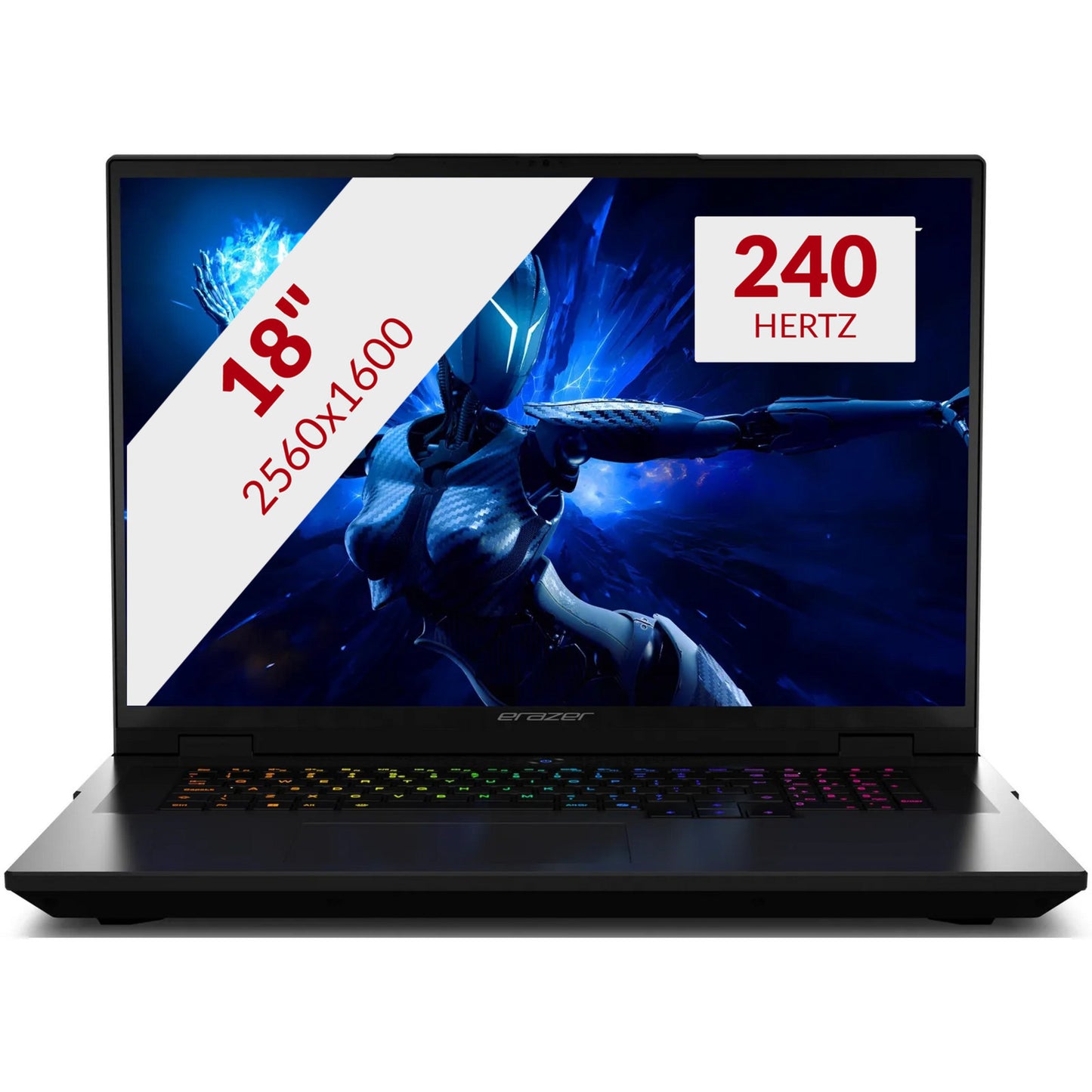 Erazer beast 18 x1 md62730 18 gaming laptop (zwart | core ultra 9 275hx | rtx 5090 | 32 gb | 2 tb ssd)