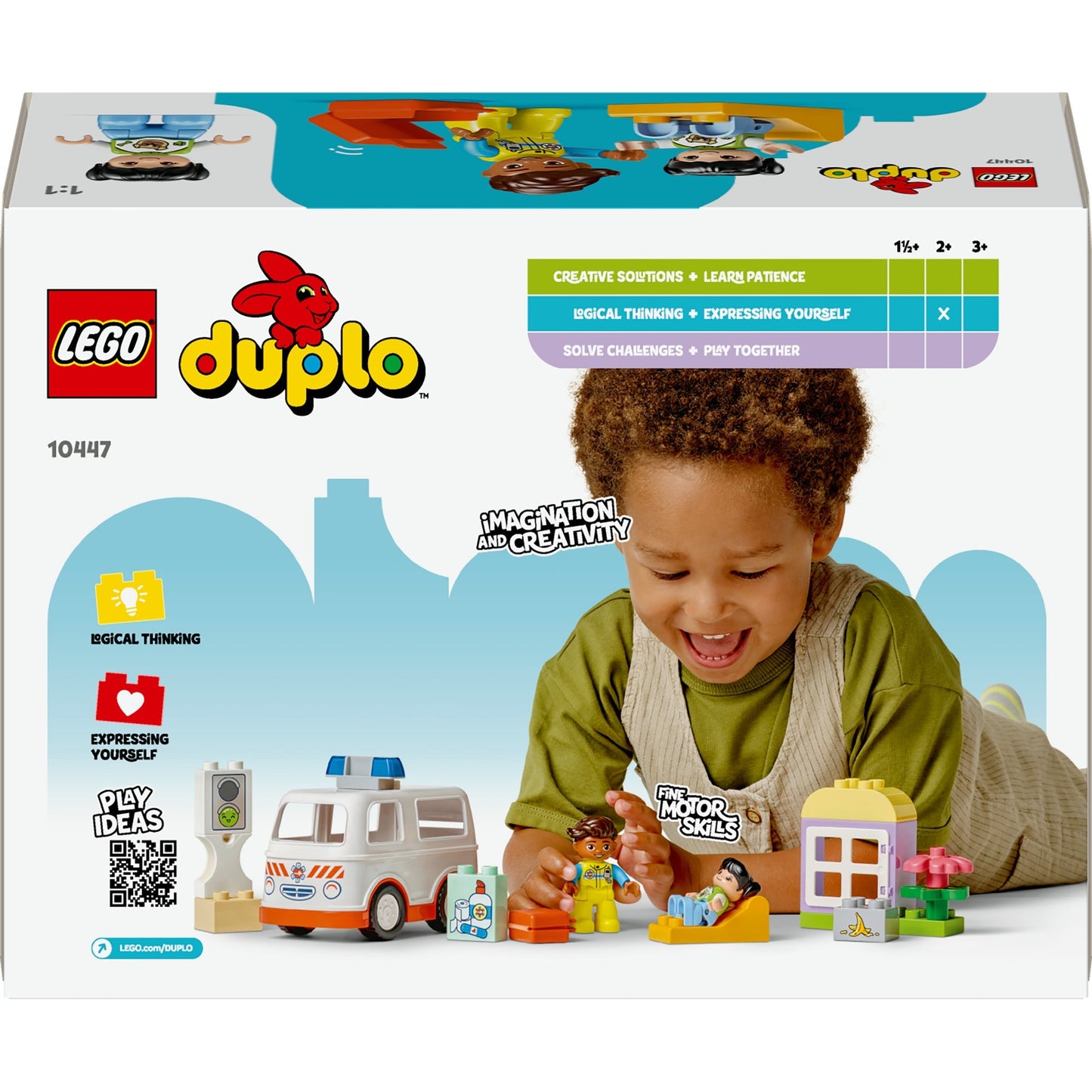 LEGO duplo town 10447 ambulance met chauffeur