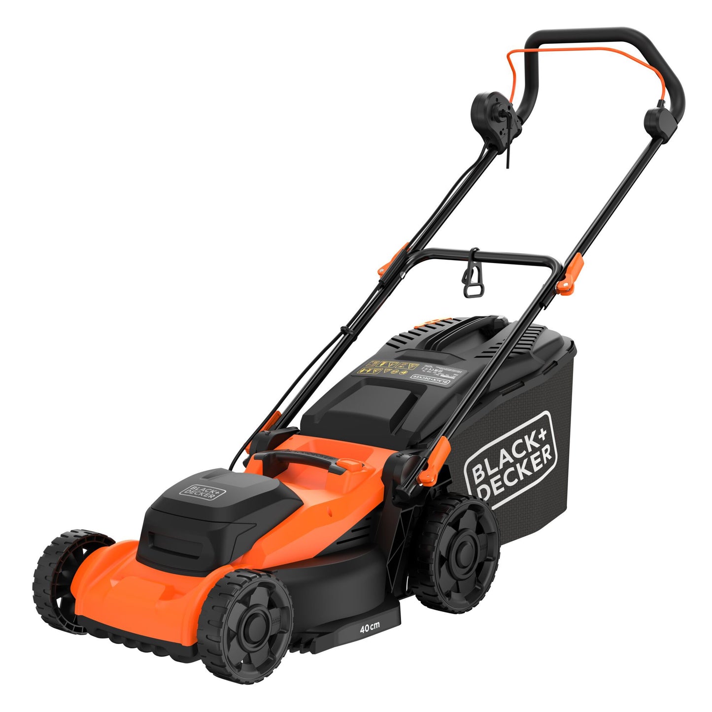 BLACK+DECKER bemwp400 grasmaaier (oranje zwart, 40cm, 1800w)