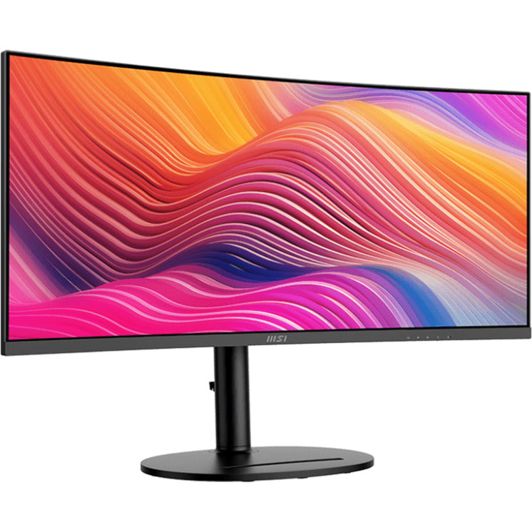 MSI modern md342cqp 34 ultrawide monitor (zwart, hdmi, displayport, 2x usb-a, usb-b, usb-c)
