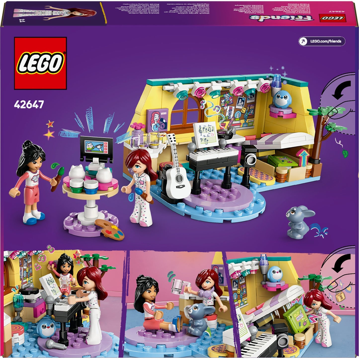 LEGO friends 42647 paisley's kamer