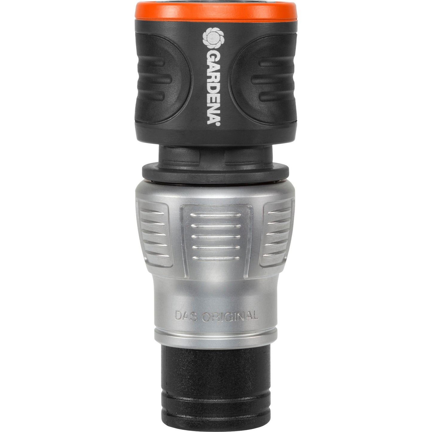 GARDENA premium waterstop 13 mm (1 2 ) – 15 mm (5 8 ) slangstuk (grijs zilver, 18253-20)