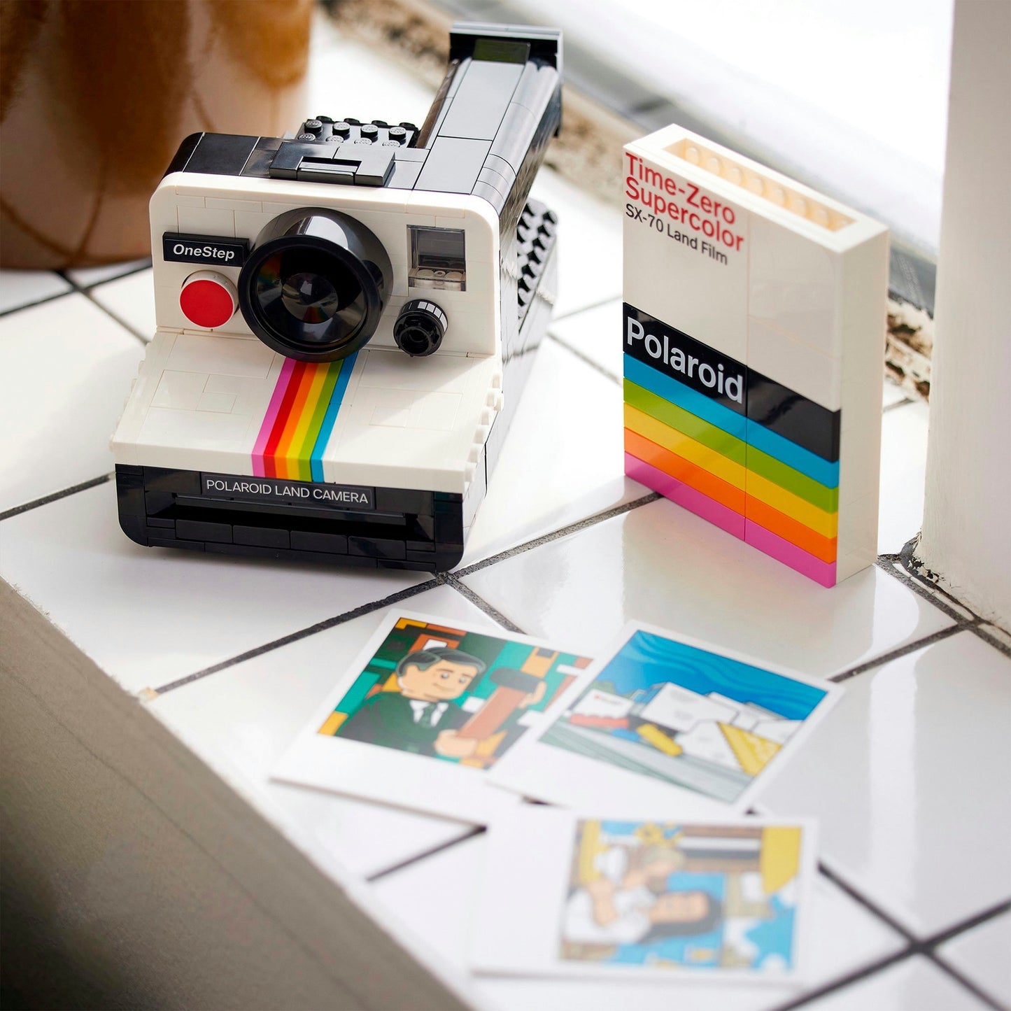 LEGO ideas polaroid onestep sx-70 camera constructiespeelgoed (21345)