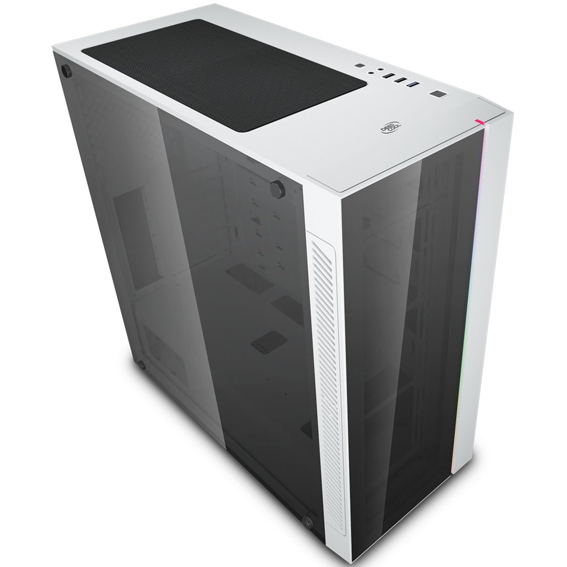 DeepCool matrexx 55 v3 add-rgb 3f midi tower behuizing (wit | 3x usb-a | rgb)
