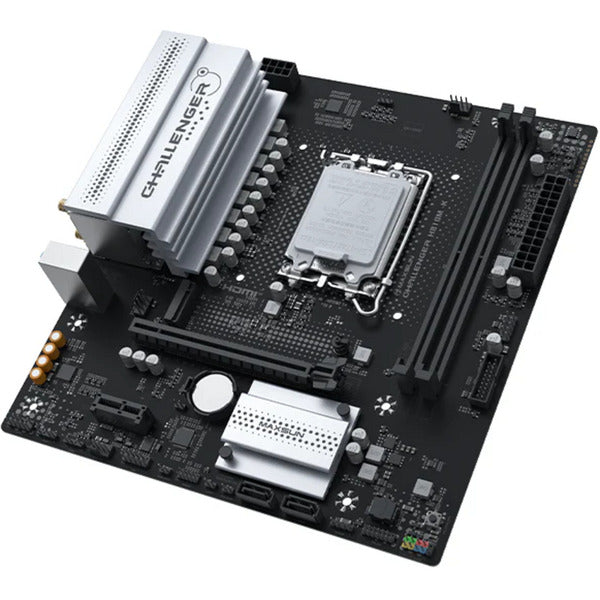 MAXSUN ms-challenger h810m-k wifi socket 1851 moederbord (zwart, gb-lan, wlan, bt, sound, µatx)