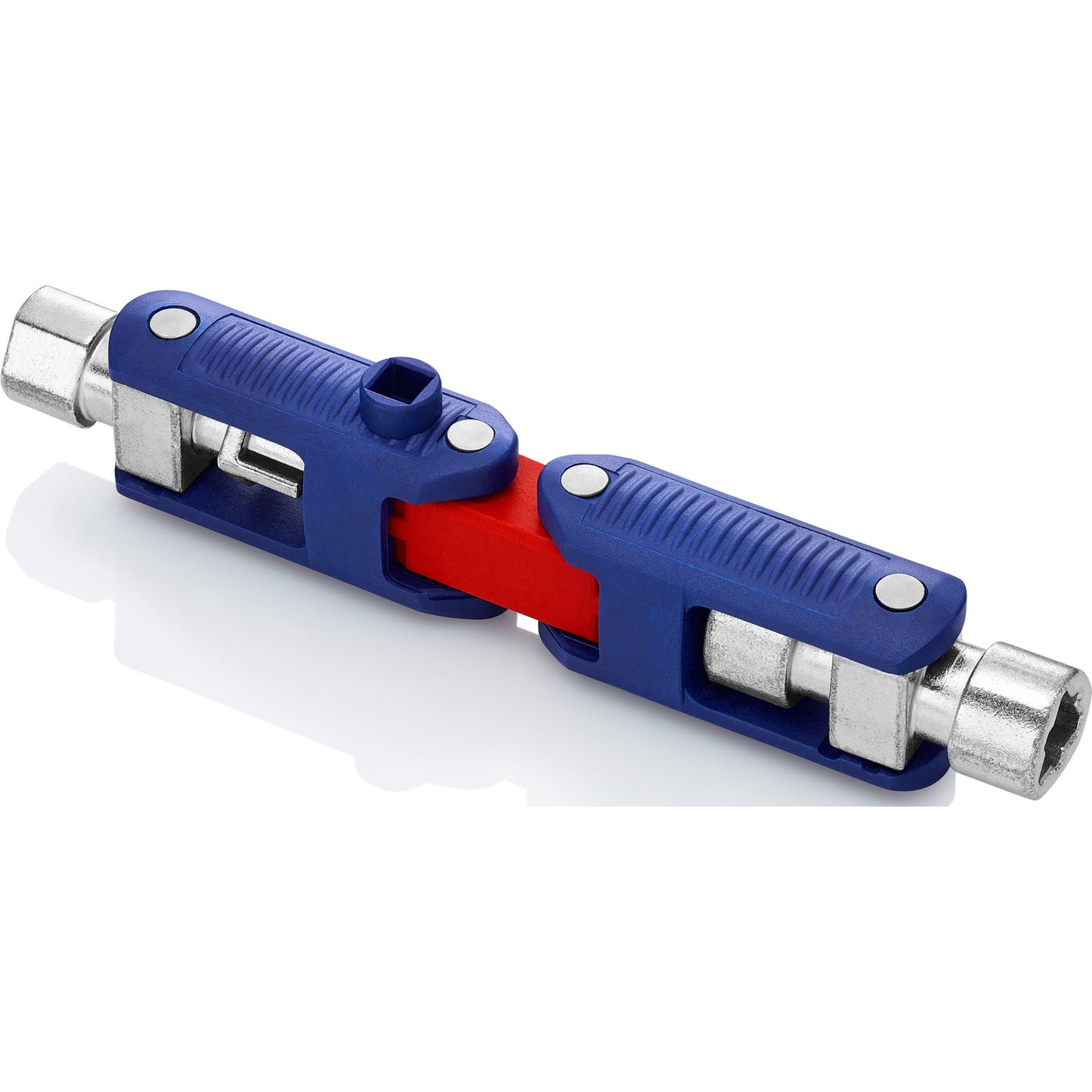 KNIPEX schakelkastsleutel doublejoint 00 11 06 v03 dopsleutel (blauw rood)