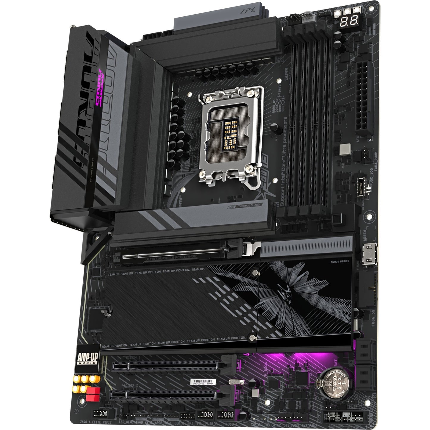GIGABYTE z890 aorus elite wifi7 socket 1851 moederbord (raid, 2.5gb-lan, wi-fi 7, bt, sound, atx)
