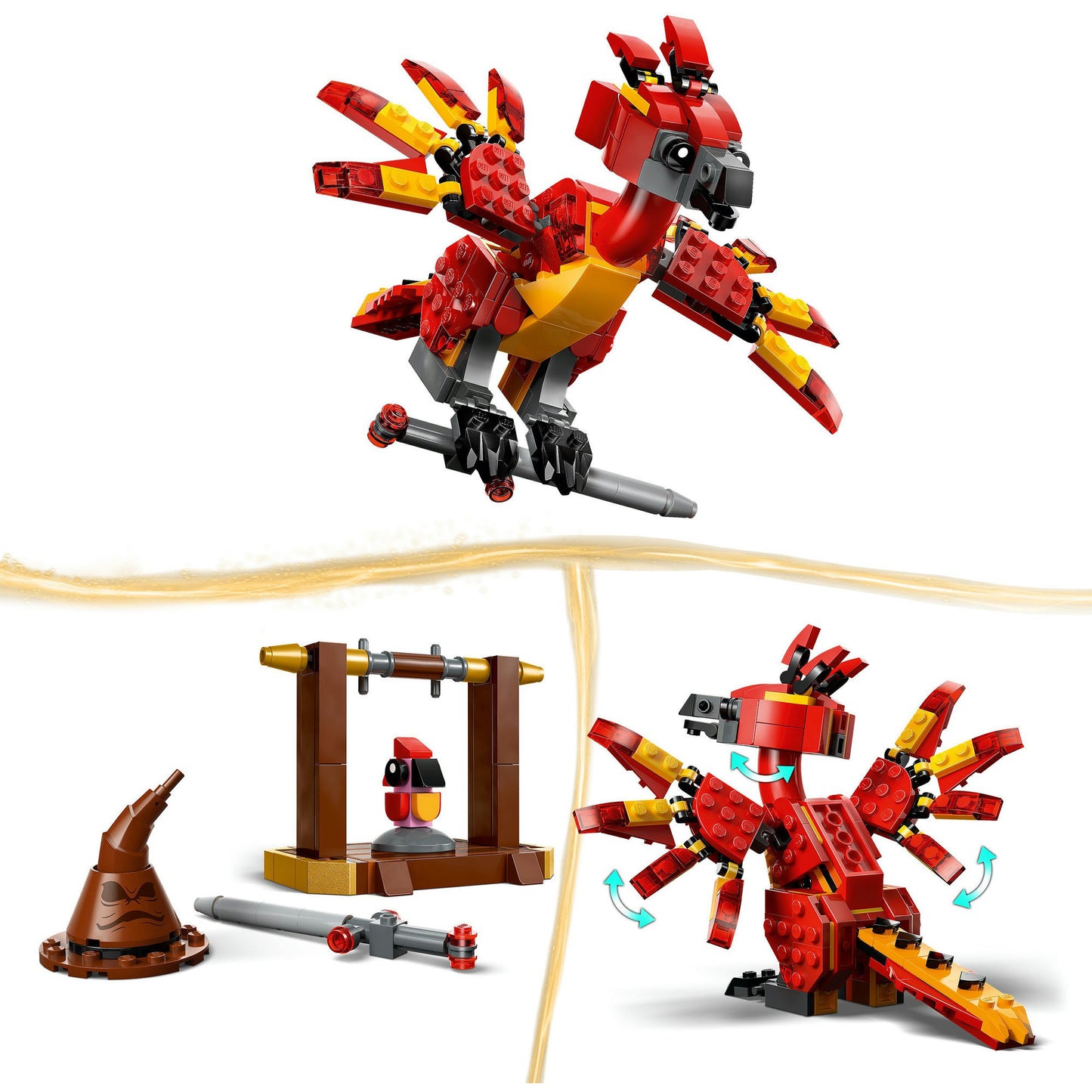 LEGO harry potter - felix: de feniks van perkamentus constructiespeelgoed (76448)