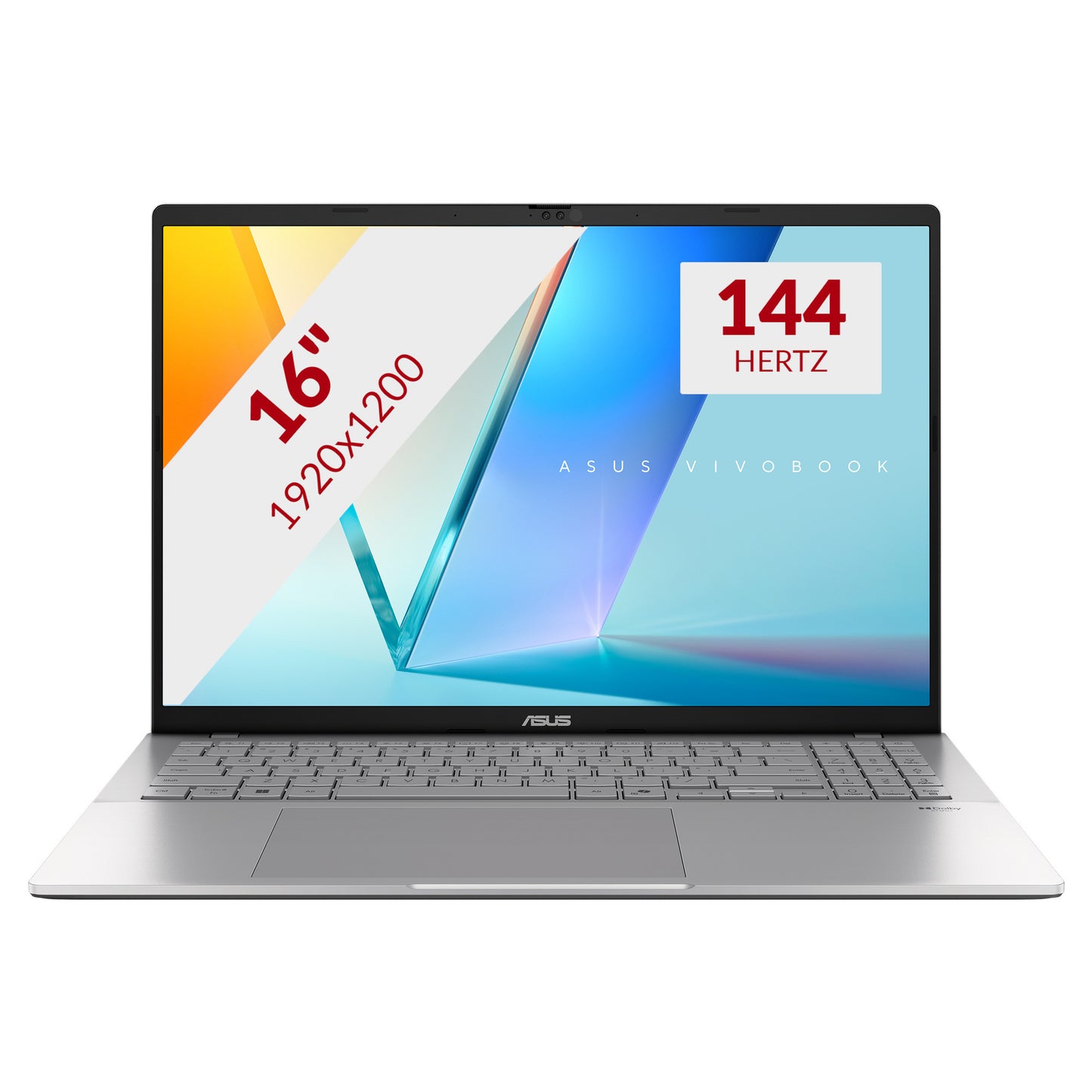 ASUS vivobook s16 s3607aa-sh016w 16 copilot+ laptop (zilver | ultra 7 355 | intel arc graphics | 32 gb | 1 tb ssd | oled)