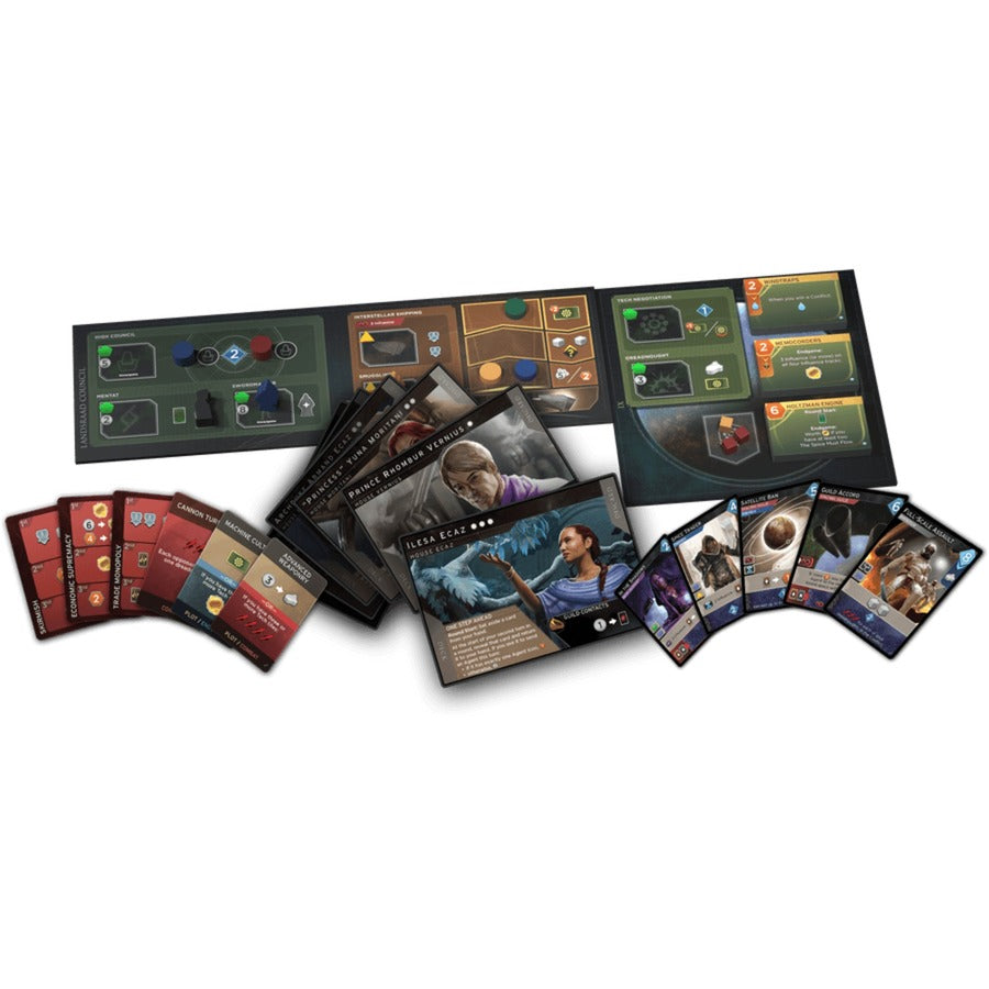 Asmodee dune: imperium - rise of ix bordspel (engels, uitbreiding, 1 - 4 spelers, 60 - 120 minuten, vanaf 13 jaar)