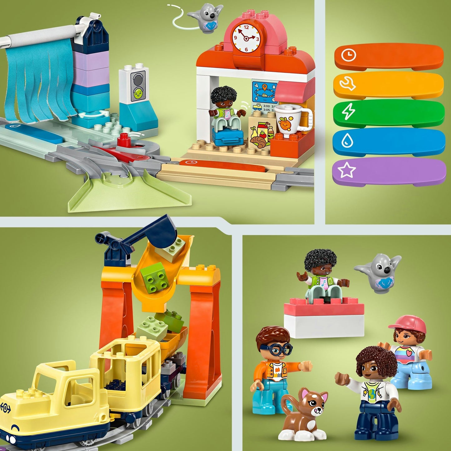 LEGO duplo town 10428 grote interactieve buurttrein