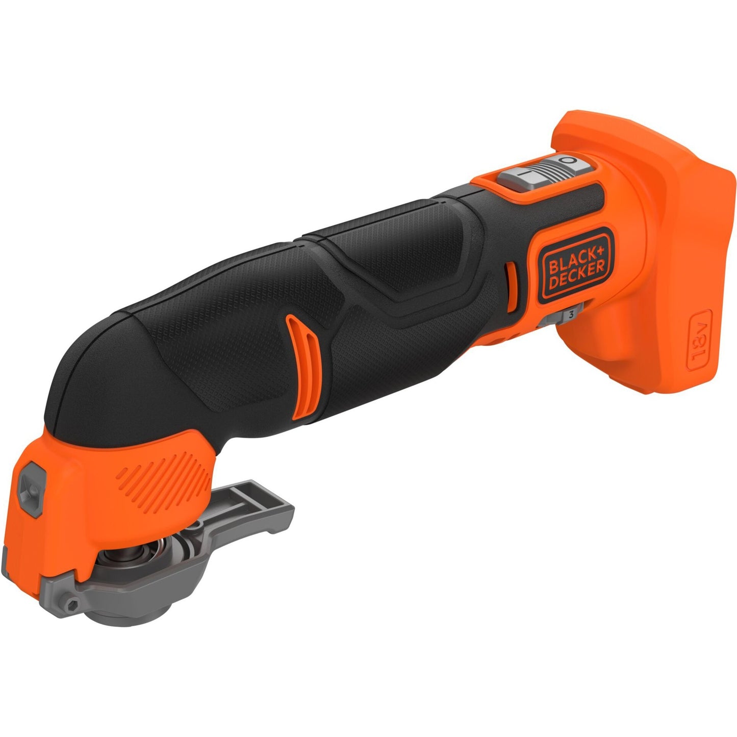 BLACK+DECKER bdcos18n-xj 18v oscillerende multitool multifunctioneel gereedschap (oranje zwart, accu en oplader niet inbegrepen)