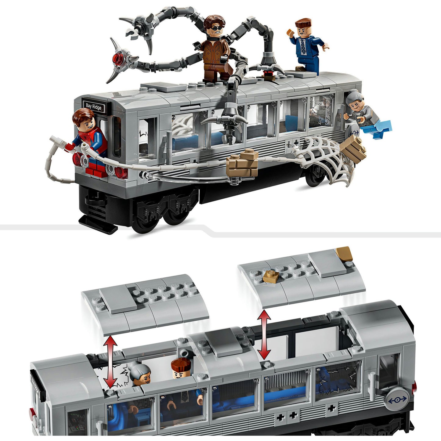 LEGO super heroes marvel 76321 spider-man vs doc ock metroscene