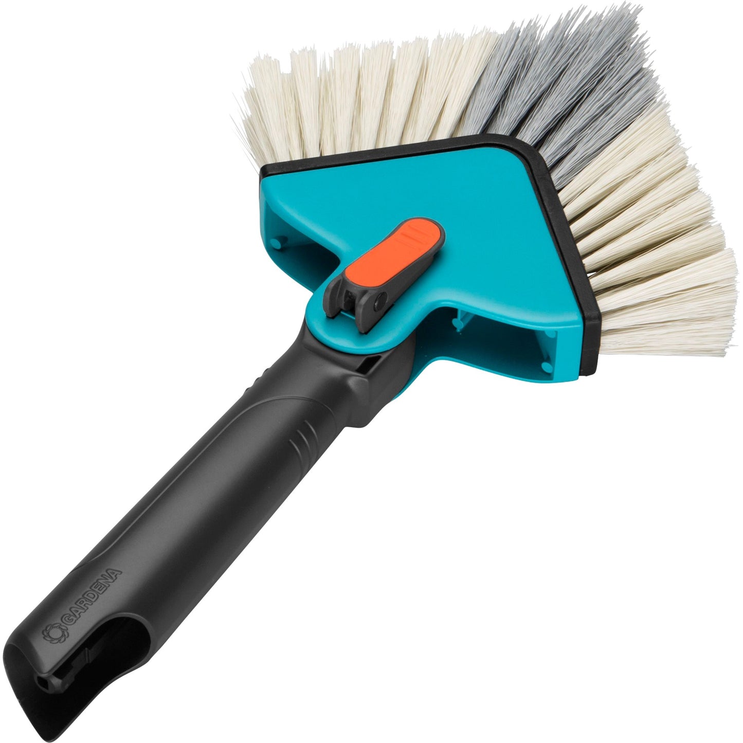 GARDENA combisystem ragebol gehoekte bezem (turquoise grijs, 3634-20)