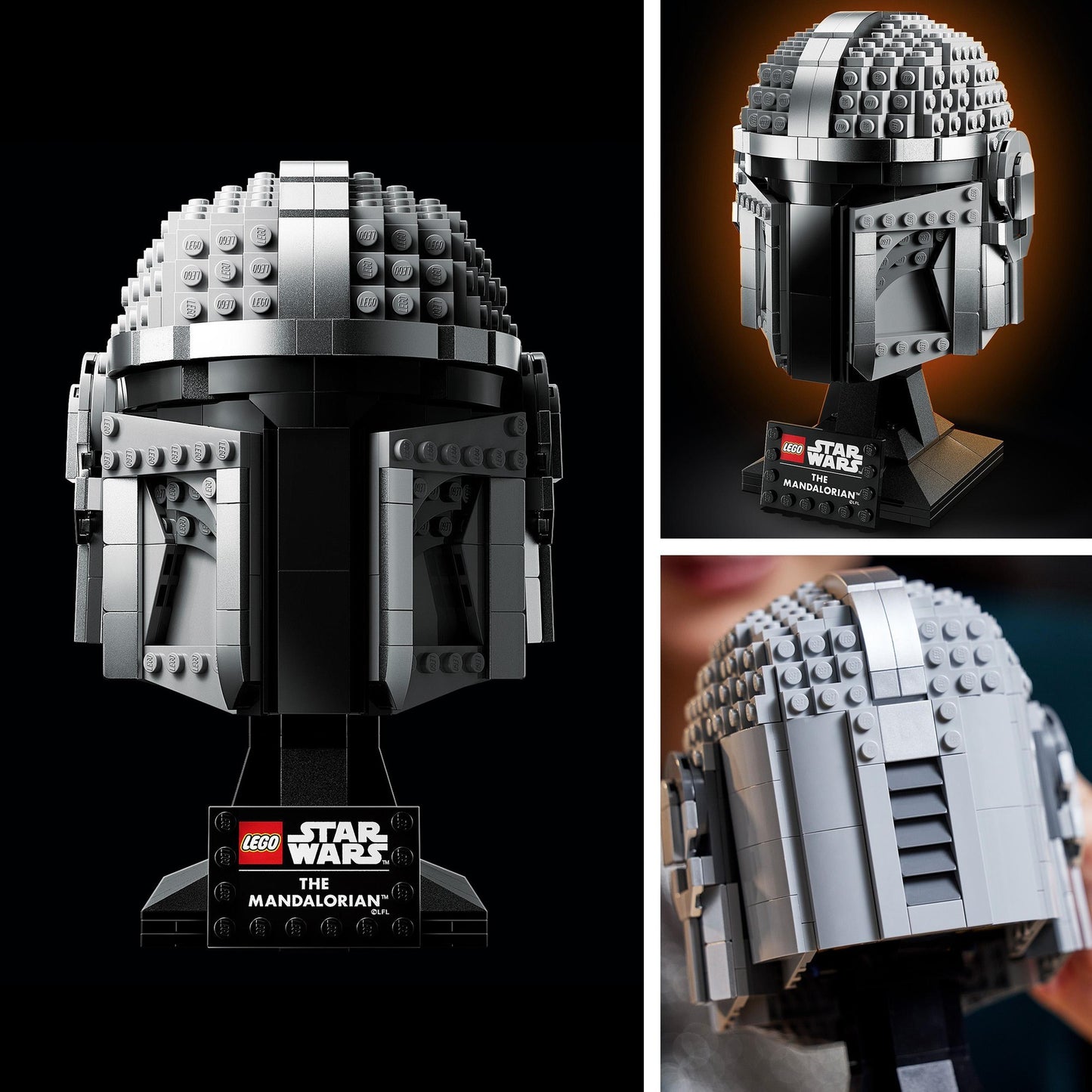 LEGO star wars 75328 the mandalorian helm