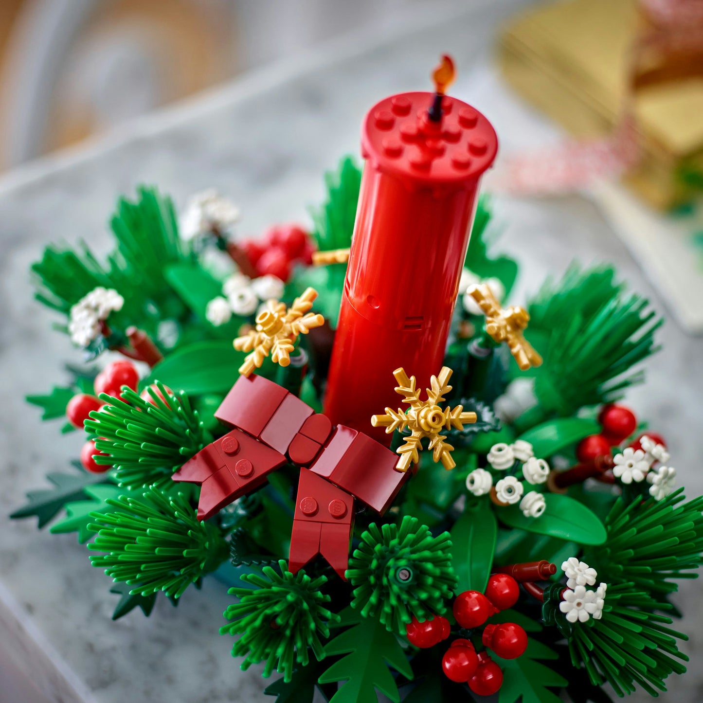 LEGO icons - kersttafeldecoratie constructiespeelgoed (40743)