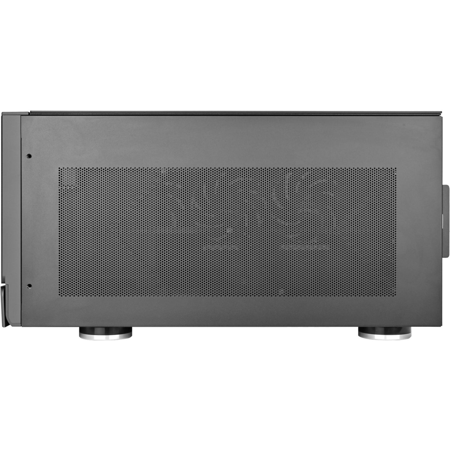SilverStone crown 04 htpc behuizing (donkergrijs | 4x usb-a | 1x usb-c)