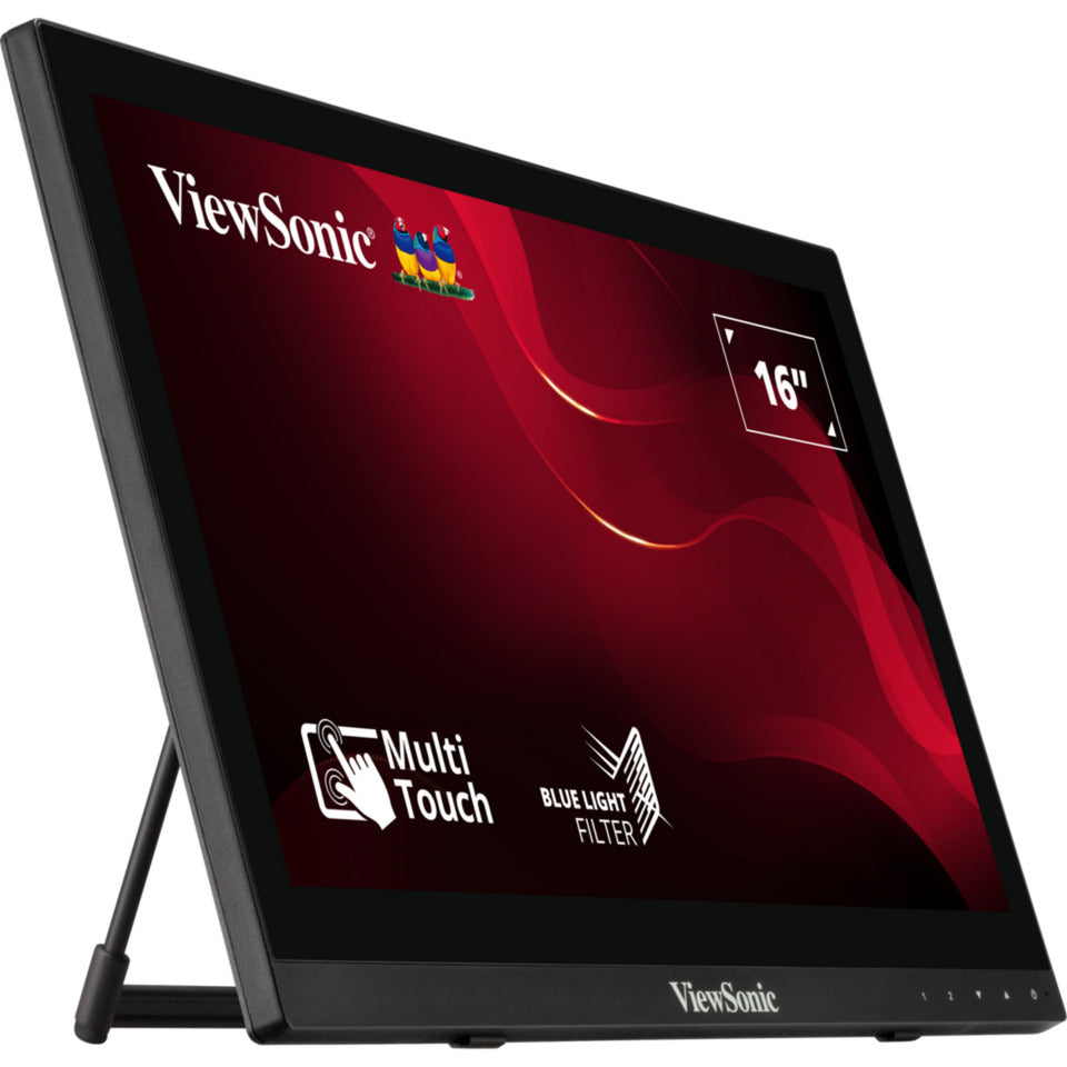 ViewSonic 10-point touchscreen monitor td1630-3 16 (zwart, 1x hdmi, vga, usb-b)