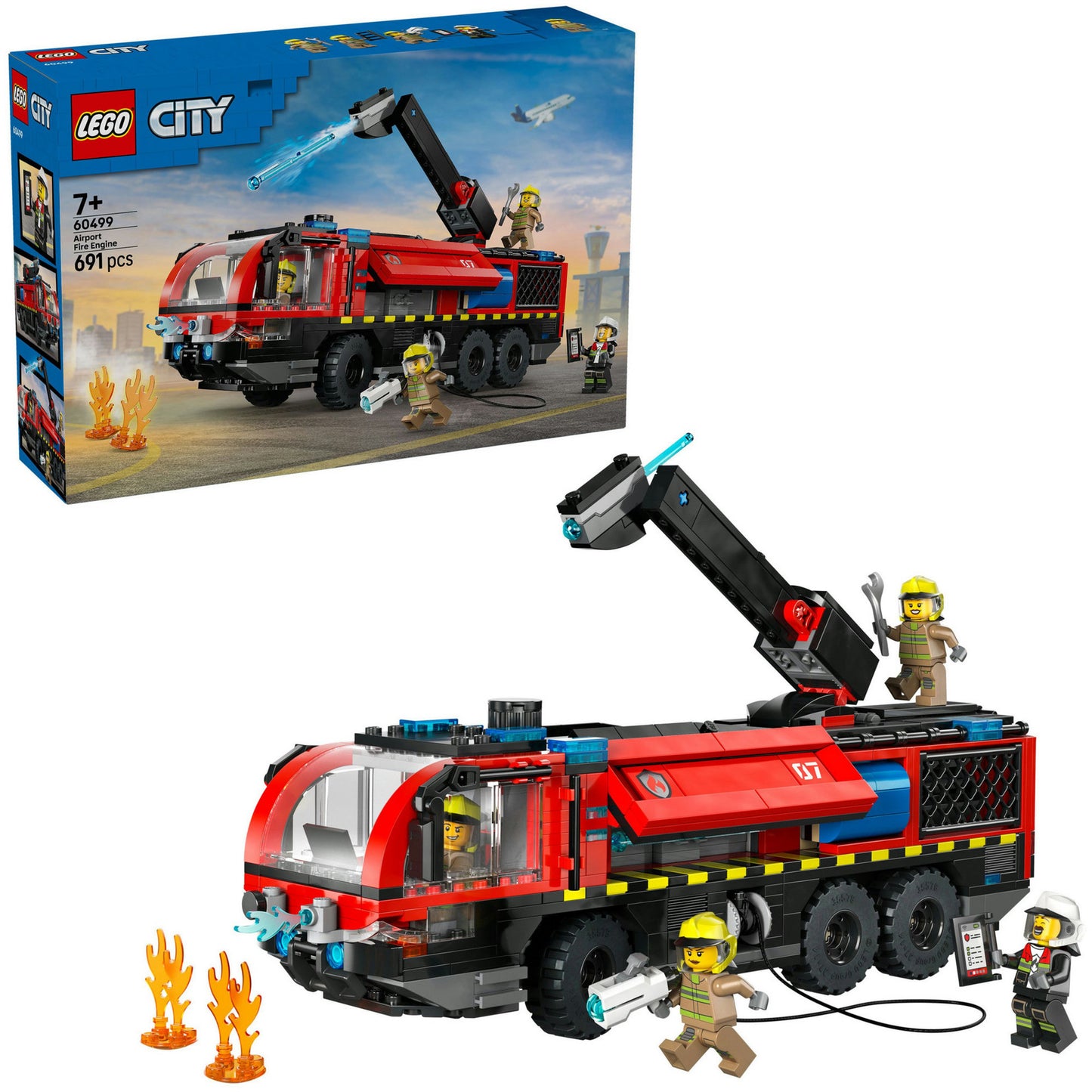 LEGO city 60499 luchthaven brandweertruck