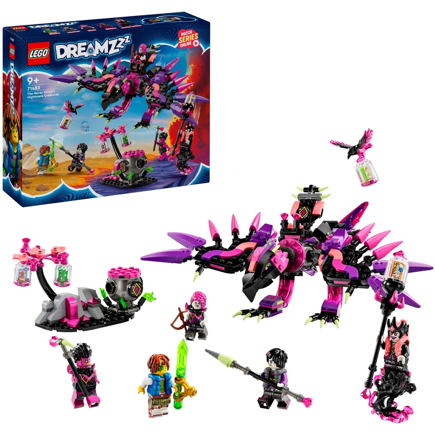 LEGO dreamzzz - de nachtmerriewezens van de neder heks constructiespeelgoed (71483)