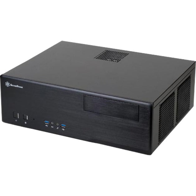 SilverStone grandia gd05b usb 3.0 desktop behuizing (zwart | 2x usb-a)