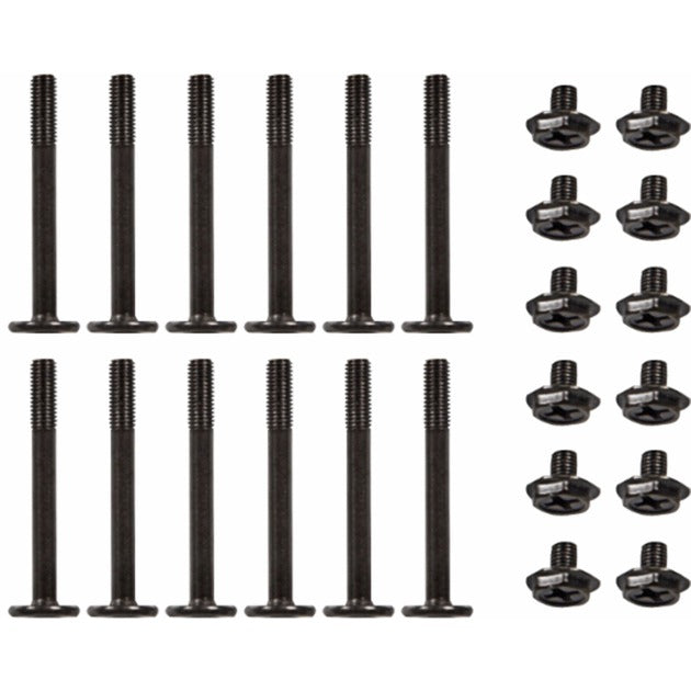 Alphacool radiatorschroeven m3x30 mm m3x5 mm schroevenset (zwart, 24-delig)
