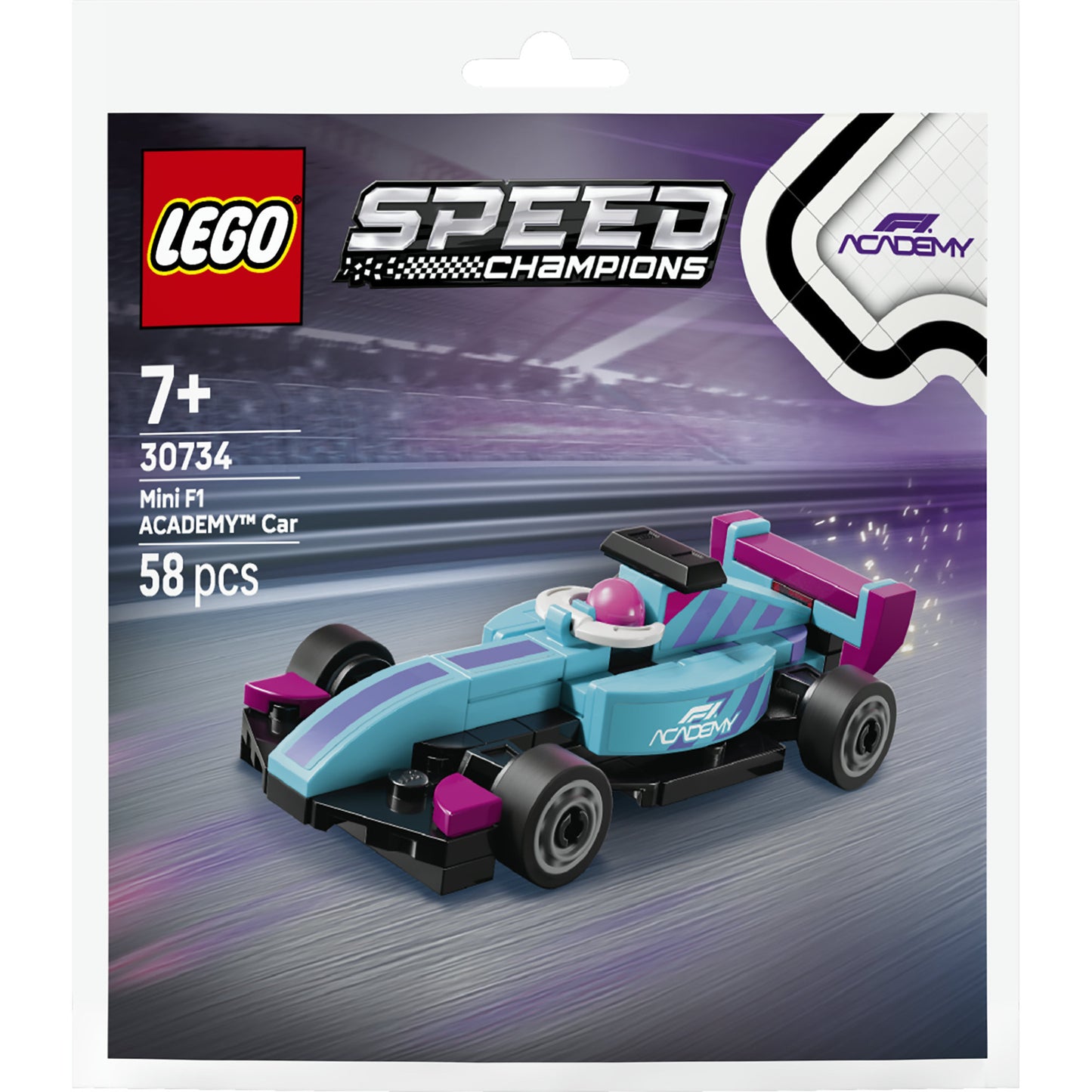 LEGO speed champions - mini f1 academy auto constructiespeelgoed (30734)
