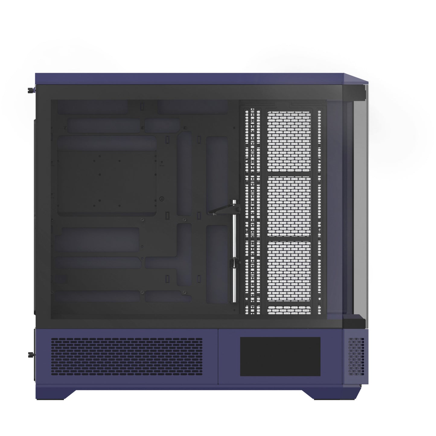 Thermaltake view 600 tg future dusk big tower behuizing (paars zwart | 2x usb-a | 1x usb-c | tempered glass)