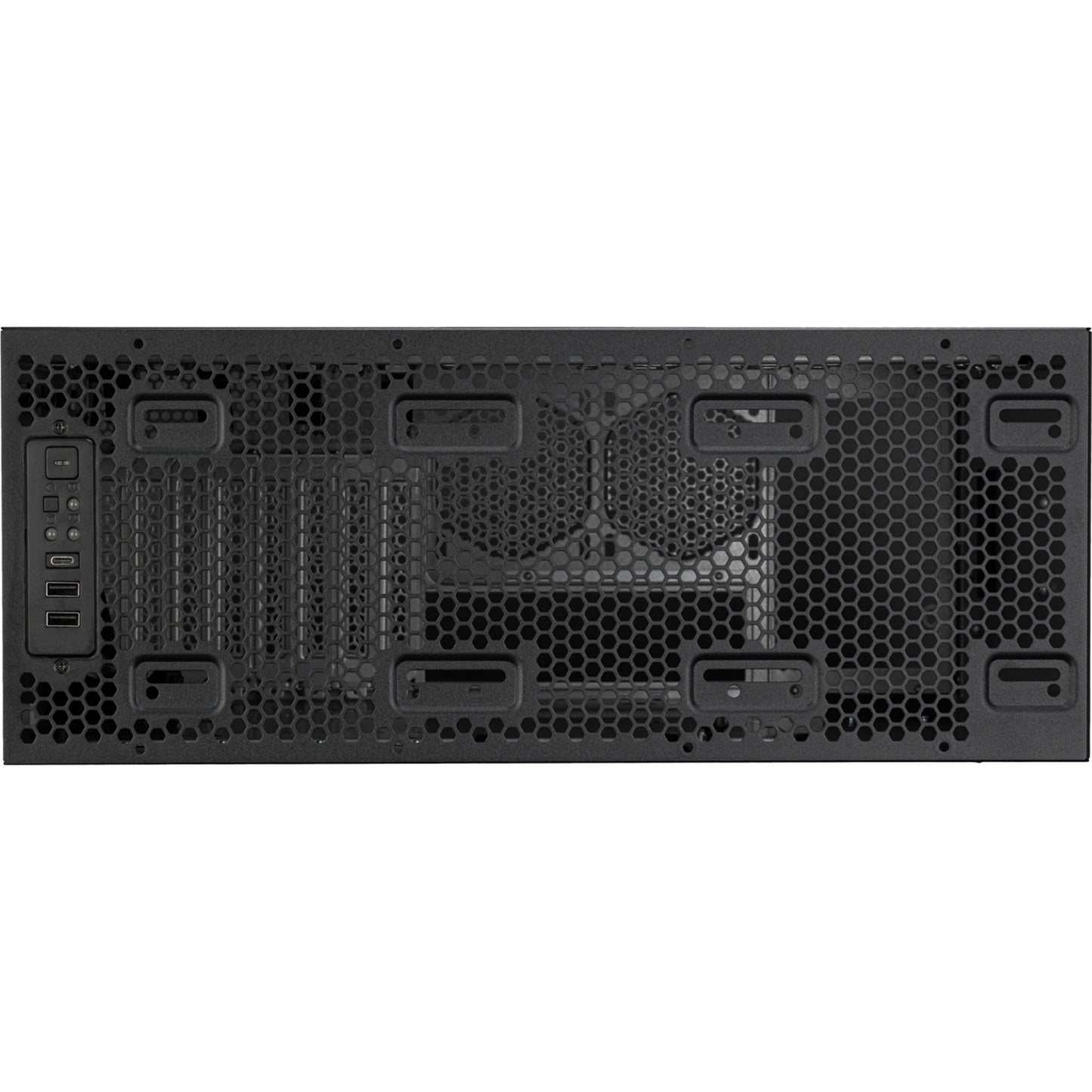 SilverStone rm4a rack behuizing (zwart | 4u | usb-c)