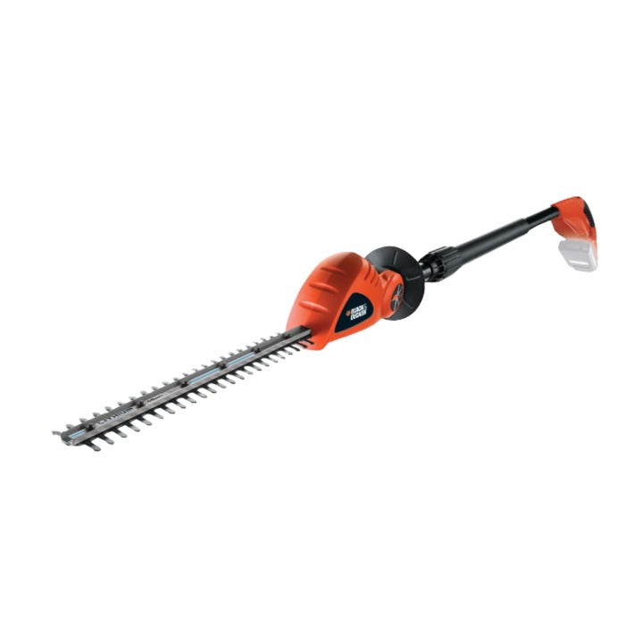 BLACK+DECKER heggenschaar op steel gtc1843lb 18v (oranje zwart, 43 cm, accu niet inbegrepen)
