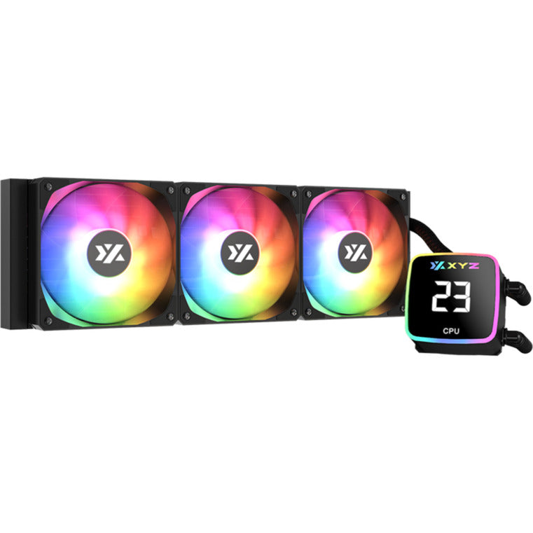 XYZ PC Gear Aquapulse AIO 360 waterkoeling (Zwart, ARGB, PWM)