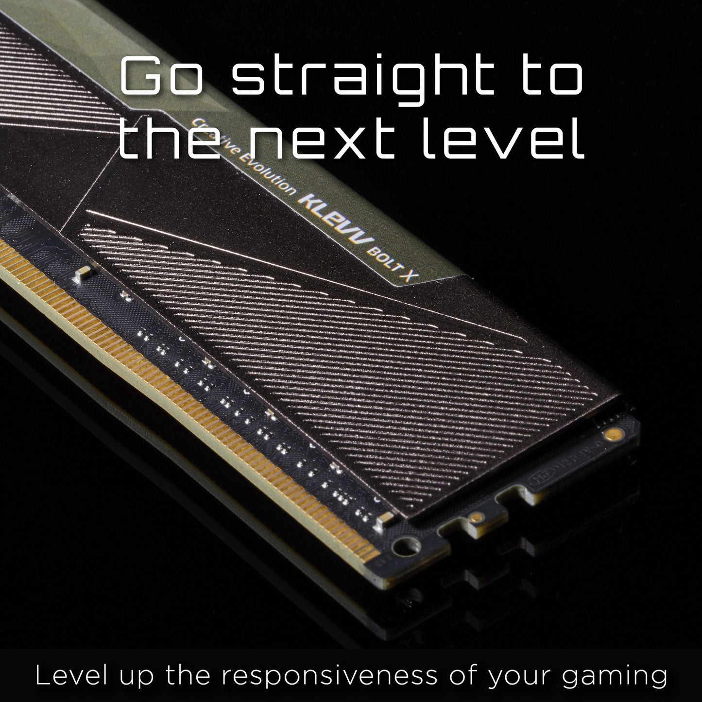 KLEVV bolt x 16 gb ddr4-3200 (2x 8 gb) werkgeheugen (zwart, kd48gu880-32a160u, xmp 2.0)