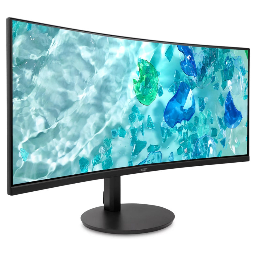 Acer vero cb343cur j0 34 curved ultrawide monitor (zwart, 2x hdmi, 1x displayport, audio, lan, usb, 120 hz)
