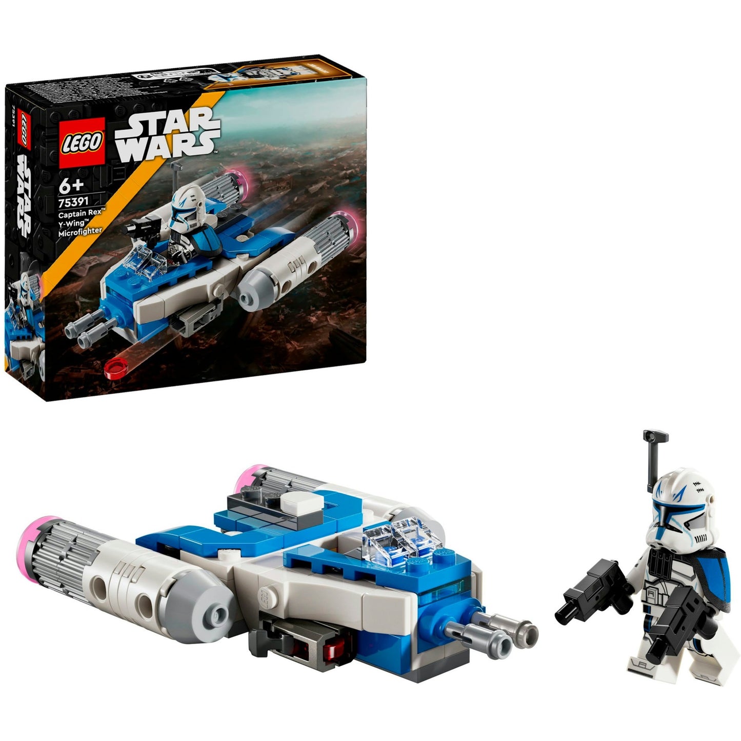 LEGO star wars 75391 captain rex y-wing microfighter